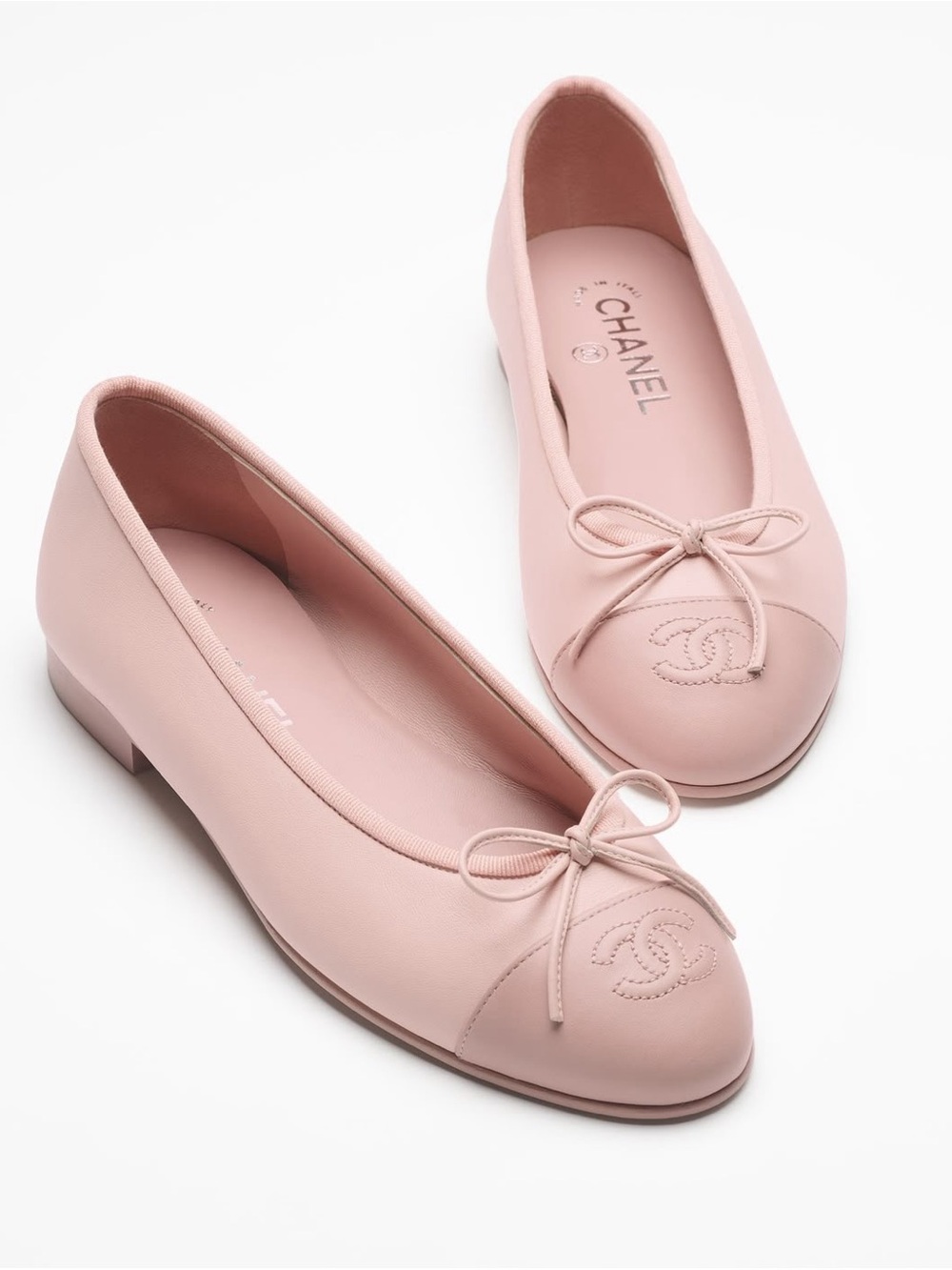 Chanel Pink Ballet Flats